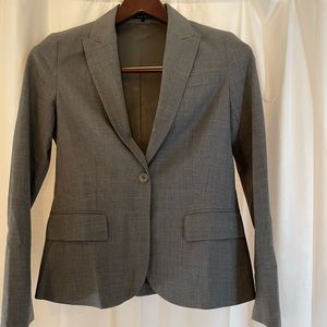 Theory Suit Wool Gray Jacket Size 6